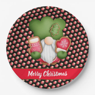 Sweet Gnome Anpassen von Farbe und Text Pappteller