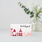 Sweet Gnome Babydusche Buchanfrage Begleitkarte (Stehend Vorderseite)