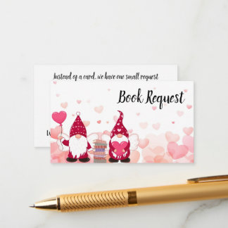 Sweet Gnome Babydusche Buchanfrage Begleitkarte