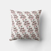 "SWEET GNOME/DIFFERENT SIDE" CHRISTMAS PILLOW KISSEN (Rückseite)