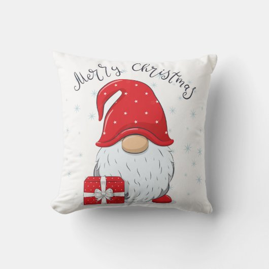 "SWEET GNOME/DIFFERENT SIDE" CHRISTMAS PILLOW KISSEN (Vorderseite)
