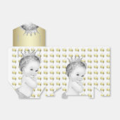 Sweet Gold Prince Baby Dusche Geschenkschachtel (Ungefaltet)