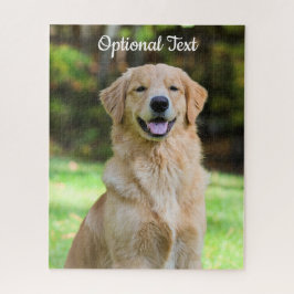 Sweet Golden Retriever Dog Puzzle
