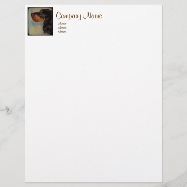 Sweet Gordon Letterhead (Vorderseite)