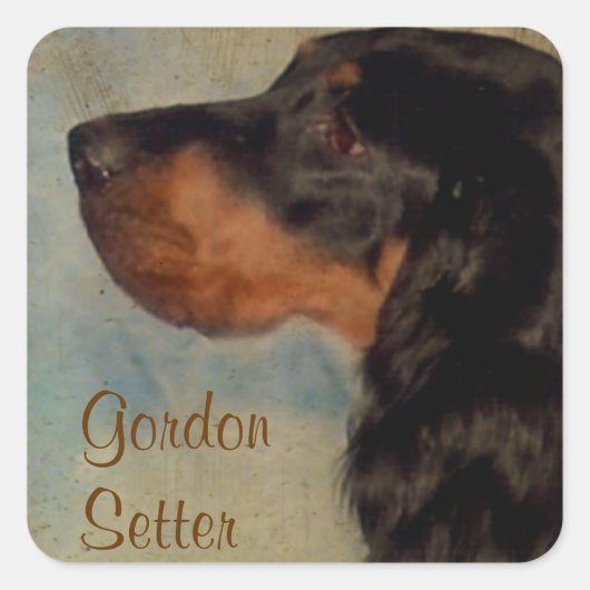 Sweet Gordon Setter Sticker (Vorderseite)