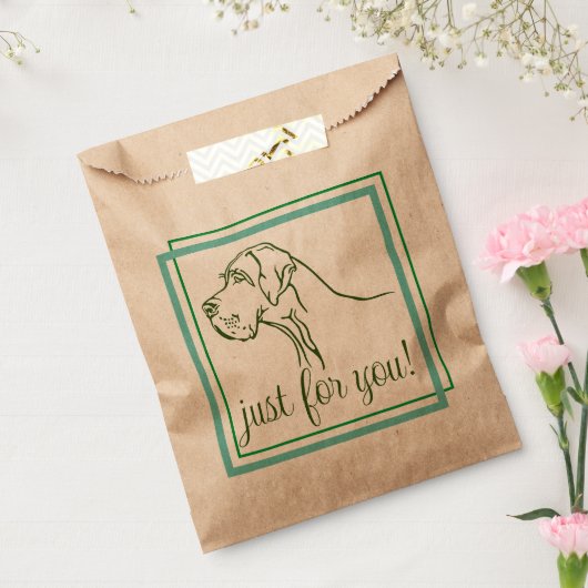 Sweet Great Dane Herzinfarktbeutel Geschenktütchen (Versiegelt)