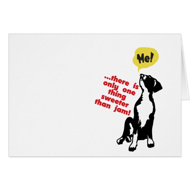 Sweet Great Dane Puppy (Vorderseite (Horizontal))