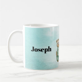 Sweet green baby bear baby kaffeetasse