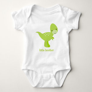 Sweet Green Baby Dinosaur Strampler