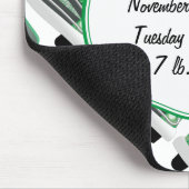 Sweet Green Baby Shower Stat Geschenke Mousepad (Ecke)