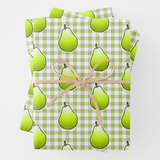 Sweet Green Pear Geschenkpapier Set (Beispiel)
