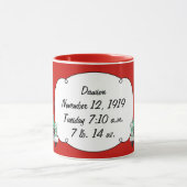 Sweet Green Retro Car Baby Boy Geschenke Tasse (Zentrum)