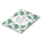 Sweet Green Retro Car Baby Dusche Geschenke Notizblock (Rotiert)