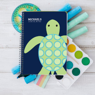 Sweet Green Turtle Notizblock
