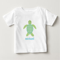Sweet Green und Blue Baby Turtle