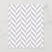 Sweet Green und Gray Elephant 🐘 Baby Shower Bingo Flyer (Hinten)