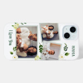 Sweet Greenery Mama Custom Foto Gift Case-Mate iPhone Hülle (Rückseite (Horizontal))