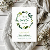 Sweet Greenery New Address Moving Ankündigung