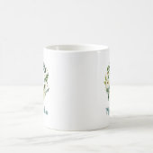 Sweet Greenery Wreath Mrs. Monogram Kaffeetasse (Mittel)