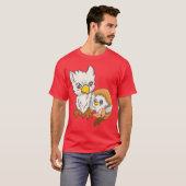 Sweet Griffin Family Birds Kawaii Anime Japanese r T-Shirt (Vorne ganz)