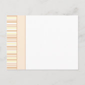 Sweet Groovy Blooms Baby Dusche Einladungspostkarte (Rückseite)