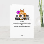 Sweet Groundhog Day Poem Karte (Rückseite)