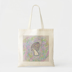 Sweet Guardian Angel Art Tote Bag Tragetasche