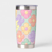 Sweet Gummy Flower Insulated Tumbler Thermobecher (Links)