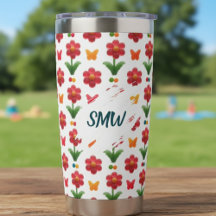 Sweet Gummy Flower Insulated Tumbler