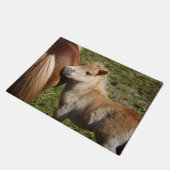 Sweet Haflinger Foal Fußmatte (Schrägansicht)