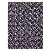 Sweet Halloween Bats Spiders & Candy Corn auf Blac Tischdecke (Vorderseite)