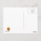 Sweet Halloween Cupcakes Postkarte (Rückseite)