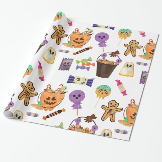 Sweet Halloween Geschenkpapier (Ungerollt)