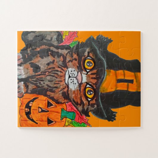 SWEET HALLOWEEN KITTY  PUZZLE (Horizontal)