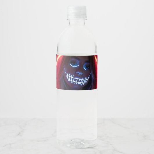 Sweet Halloween mit dir Wasserflaschenetikett (Vorderseite)