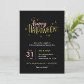 Sweet Halloween-Party Einladung (Stehend Vorderseite)