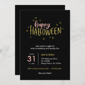 Sweet Halloween-Party Einladung (Vorne/Hinten)