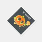 Sweet Halloween Party Paper Napkin with Pumpkin Serviette (Ecke)