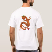 Sweet Halloween Pumpkin Dragon T-Shirt (Rückseite)