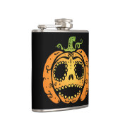 Sweet Halloween Pumpkin Face Flachmann (Rechts)
