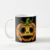 Sweet Halloween Pumpkin Face Kaffeetasse (Links)