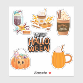 Sweet Halloween Stickers Aufkleber