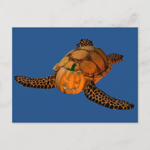 Sweet Halloween Tortoise Postkarte