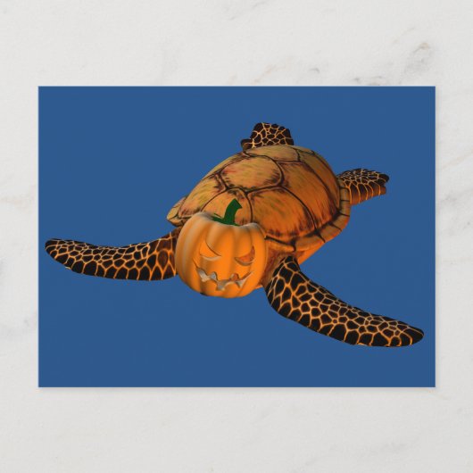 Sweet Halloween Tortoise Postkarte (Vorderseite)