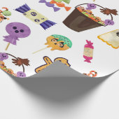 Sweet Halloween Wrapping Paper Geschenkpapier (Ecke)