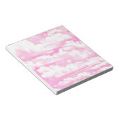 Sweet Happy Fuchsia Pink Clouds Notizblock (angewinkelt)