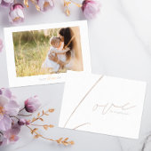 Sweet "Happy Liebe Day" Fotokarte Einladung