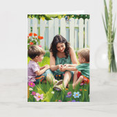 Sweet Happy Mother Day | Mama und Kinder Karte (Vorderseite)