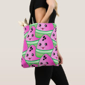 Sweet Happy Niedlich Pink Melon Fruit Fun Tasche (Von Nahem)