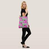 Sweet Happy Niedlich Pink Melon Fruit Fun Tasche (Am Model)